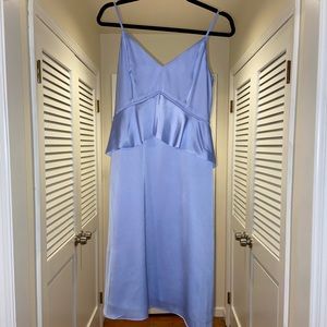 Banana Republic skinny strap V-neck Peplum Dress